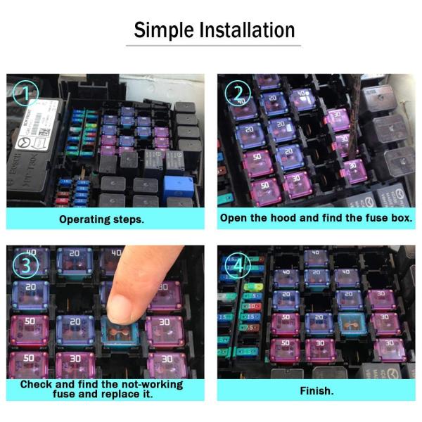 Female Littelfuse JCASE Cartridge Fuse 32V 0495020.ZXA 0495025.ZXA 0495030.ZXA 0495040.ZXA 0495050.ZXA 0495060.ZXA
