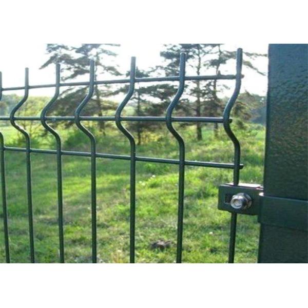 Oem Customized 1.8m 2.0m Height Green Plastic Coated Fencing
