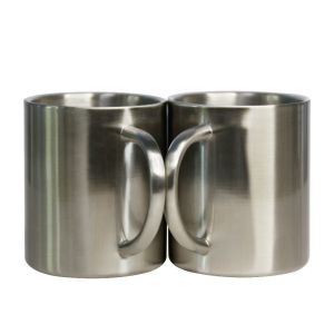 Sublimation Coffee Mugs With Handle Stainless Steel Double Wall Sublimation