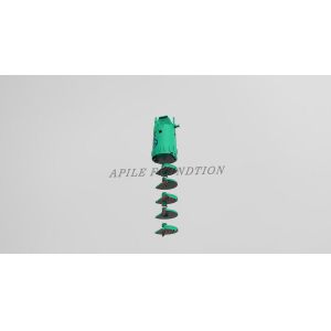 Double Bottom Unilateral Soil Drilling Bucket For Well