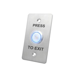 Quality 22mm Led Push Button Switch With European Size Faceplate 12V DC - 24V DC Power for sale