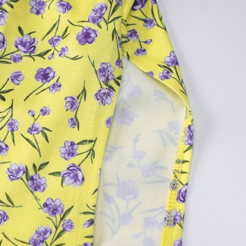 OEM maufactory European and American printed flower sleeveless sling long skirt sexy back strap