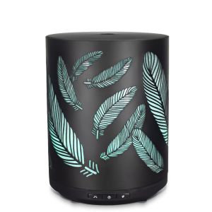 Tabletop 35ML/H Ultrasonic Metal Aroma Diffuser Essential Oil Humidifier