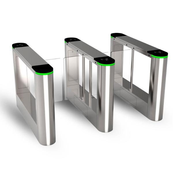 Access Control Security Swing Barrier Gate With Face Recognition Temperature