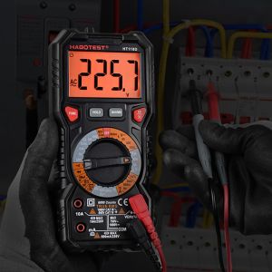 Digital Multimeter HT118D Basical Type AC DC Voltage Tester Live Test Ohm Hz NCV