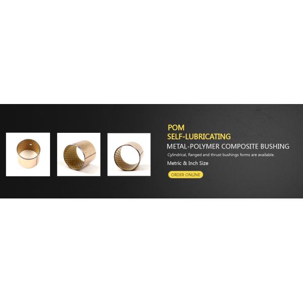 self-lubricating pom metal-polymer composite bushing