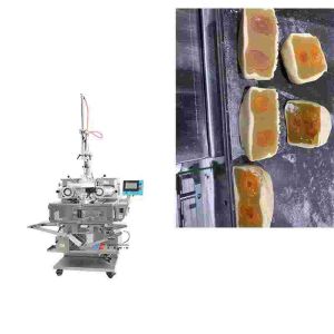 China Egg Mooncake Encrusting Machine 4Kw Forming And Encrusting Machine on sale