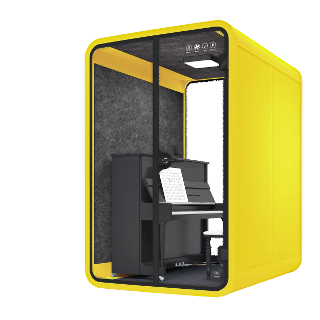 Quick Disassembly Sound Proof Studio Booth Orange / Yellow / Blue Mobile Sound