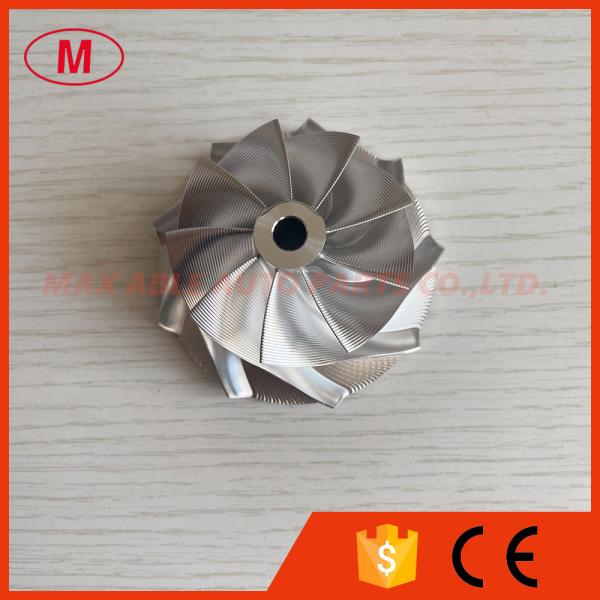 GT28 47.50/62.60mm 9+0 Blades Point Milling Turbocharger Milling/aluminum 2618/billet Compressor Wheel