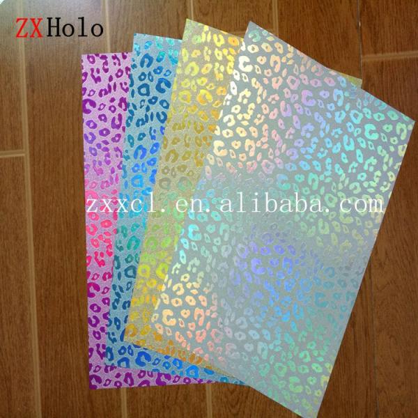 Multiple Extrusion Yellow Holographic Effect Laminate Film Glitter for Custom Gifts Boxes