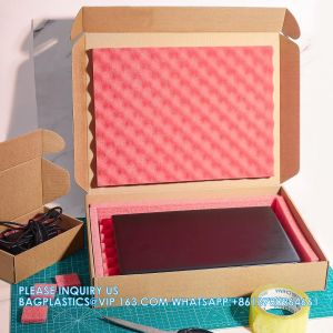 16.7 X 13 X 2.5 Inch Laptop Shipping Box Secure Mailer Box Kraft Mailing Boxes