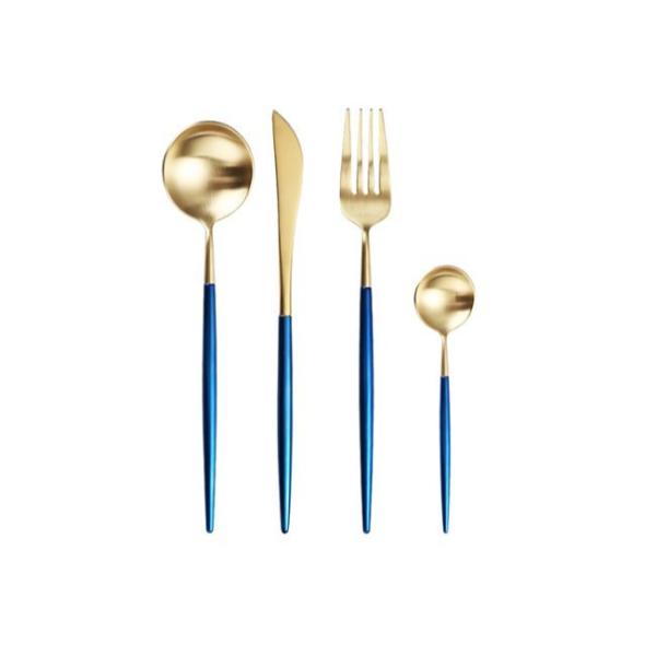 Buy Rustproof Bright 4pc Luxury Stainless Steel Flatware at wholesale prices