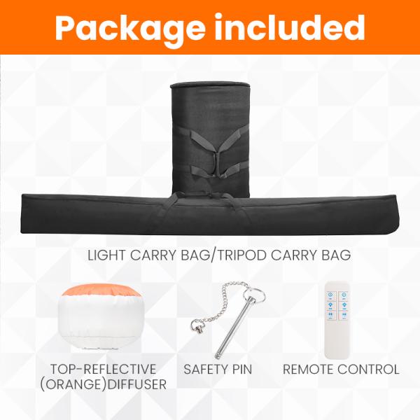 320W Tripod Balloon Light Inflatable Portable Good Illumination For Outdoor Events Parties Camping Weddings Concerts