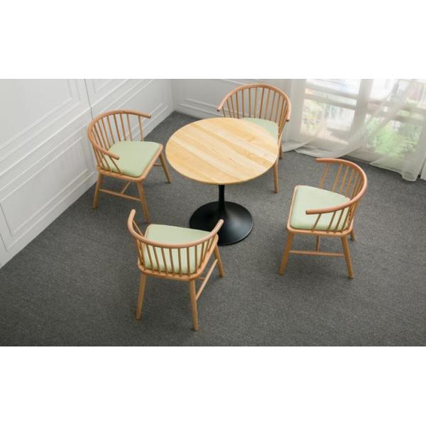 Full solid wood dining chair arm-chair study chair back leisure chair dressing chair princess chair