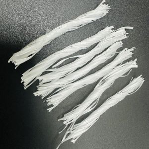 CE Certified Gray Or White PP Fiber Twisted Bunchy Form For Concrete Reinforceme