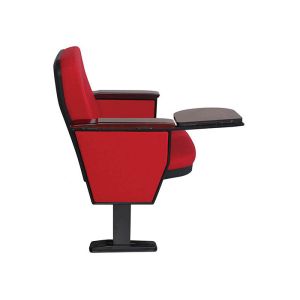 Blue Folding Lecture Theater Hall Seats Small Back Auditorium Church Chairs For