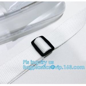 Stadium Purse PVC Handbag Chain Crossbody Bag, holographic transparent pvc