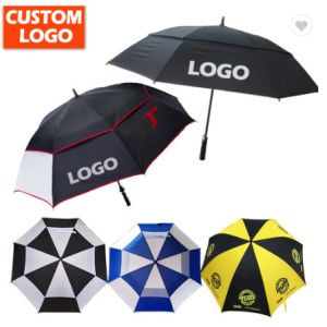Windproof Auto Open 30" 60" Pongee Sublimation Umbrella