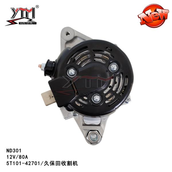 ND301 12V 80A Electric Alternator Motor For Kubota Harvester 5T 10142701