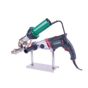 1300W Extrusion Welding Machine , Double Heating Hot Air Plastic Welder