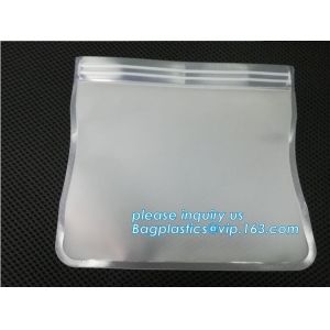 Reusable Silicone Plastic Packaging Food Zip Silicon Freezer Fresh Vegetable