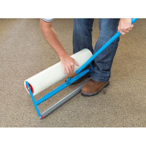 Buy 80 Micron Transculrent Residential And Office Party Plastic Carpet Cover at wholesale prices