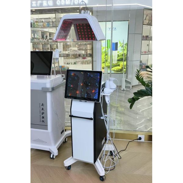 Hair Regrowth Machine in salon setting