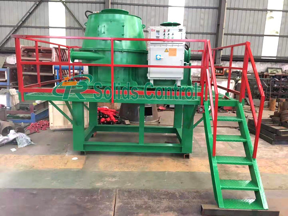 Oil Drilling Sludge Vertical Cutting Dryer 30 - 50T/H Capacity 60L Fuel Tank