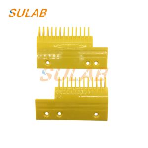 Hyundai Escalator Spare Parts Yellow Plastic Comb Plate S655B6