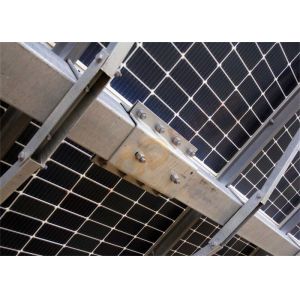 28VDC 1000kw Single Axis Sun Tracker Galvanized Steel Mount