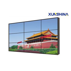 Wall Mounted 55 Inch Super Thin Bezel Lcd Screen Wall 3x3 High Contrast