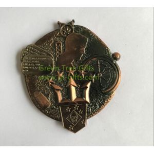 Manufacture Cheap Metal Souvenir Antique Gold Custom Challenge Coin