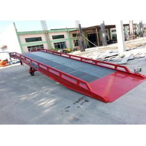 CE certification mobile container ramp with 10 ton capacity
