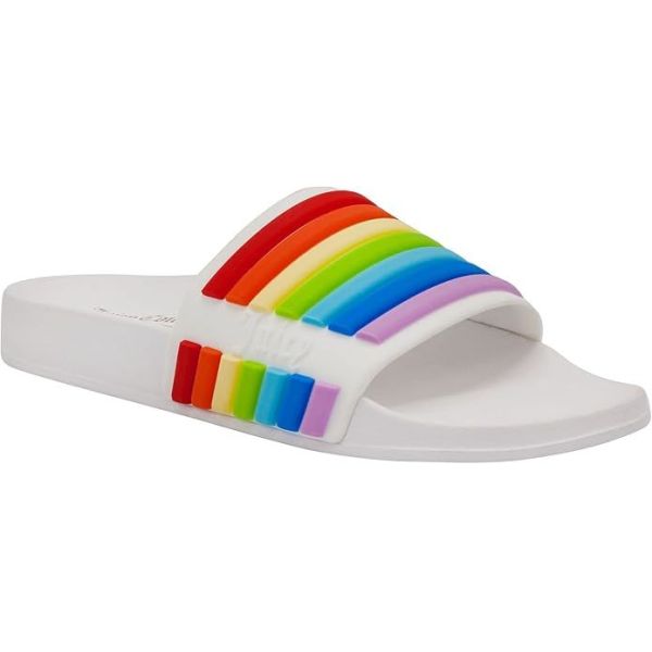 EVA Rubber Soles Women's Slides Rubber Band Flat Sandals Slip On