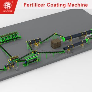 Industrial Rotary Drum Coating Machine For Fertilizer Granules