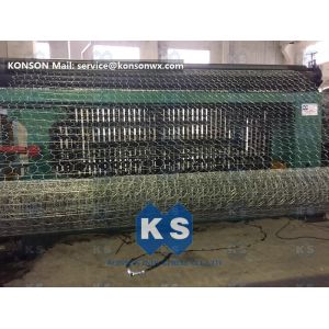 1.5kw Power Input Gabion Production Line , Gabion Box Machine Automatic Cutting