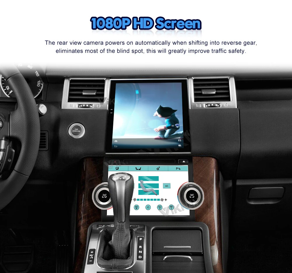 Viknav Car Radio For Range Rover Sport L320 ( 2011 2012 2013) 10.4'' Android Carplay GPS Navigation Multimedia Stereo