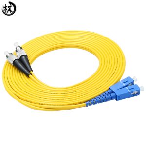 Durability Upc Sm Dx Fc Sc Patch Cord , Fiber Optic Ethernet Cable 3 Meter