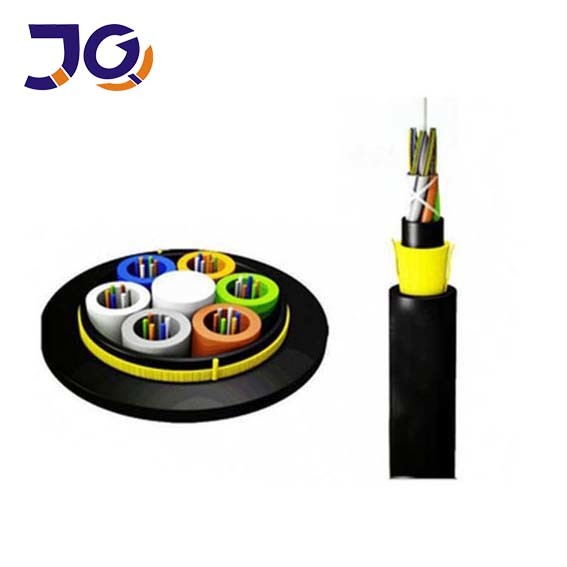 China Cable Supplier ADSS Single Jacket 48 Core Single Or Multi Mode FRP 1.5mm 100m Span Length Fiber Optic Cable