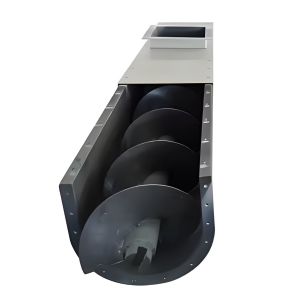 New U-shaped Automatic Spiral Conveyor Efficient Helical Trough Design Heavy