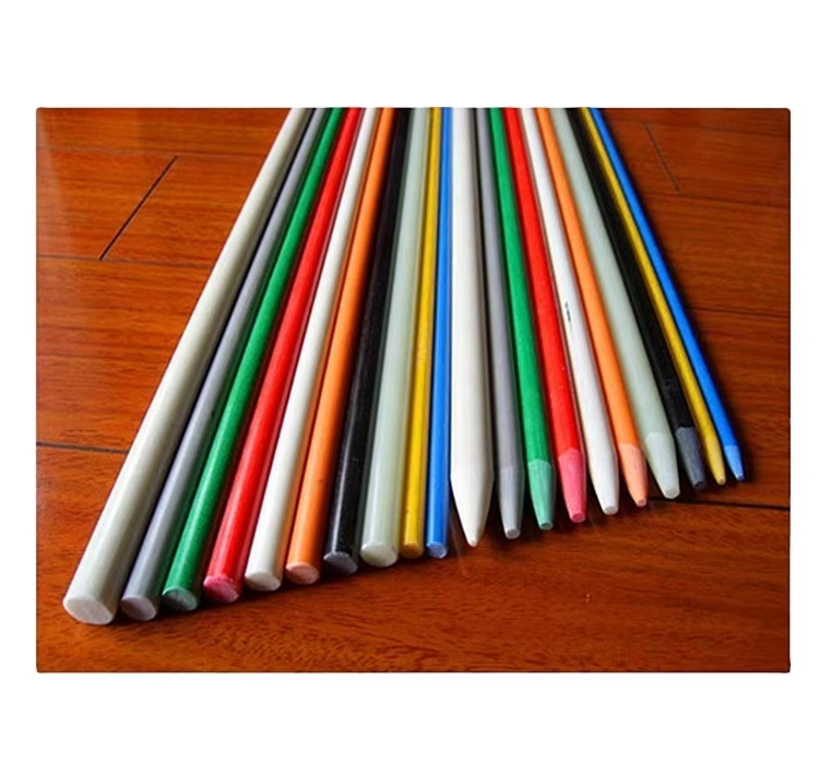Factory Directly Solid Fiberglass Rods / FRP Rods 5mm 5.4mm 6mm 6.75mm 7mm 7