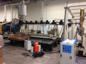Quality 3 Layers Foam PP Sheet Extrusion Line / Extruder Machine For Stationery Application for sale