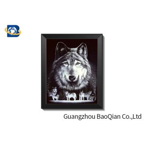 Custom Lenticular 3d Flip Picture Of Pretty Girl And Animal For Home Decoration