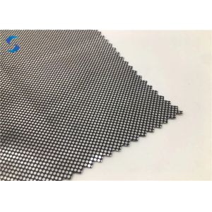 Plain Dyed 55gsm 210T Polyester Taffeta Fabric Silver Coated