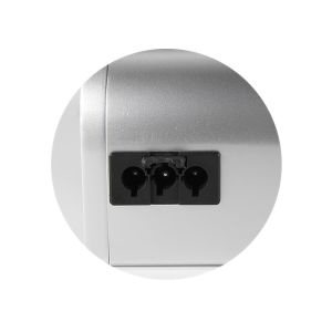 110 - 250V Aluminum Edge Desk Mountable Power Strip Silver Or Black Color