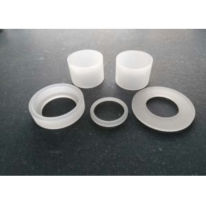 Quality Transparent / Translucent Quartz Glass Flange With Strict Tolerance for sale