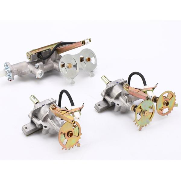 Factory spot gas cooker double gun valve body gas cooker 30° safety valve thermocouple desktop cooker safety valve body