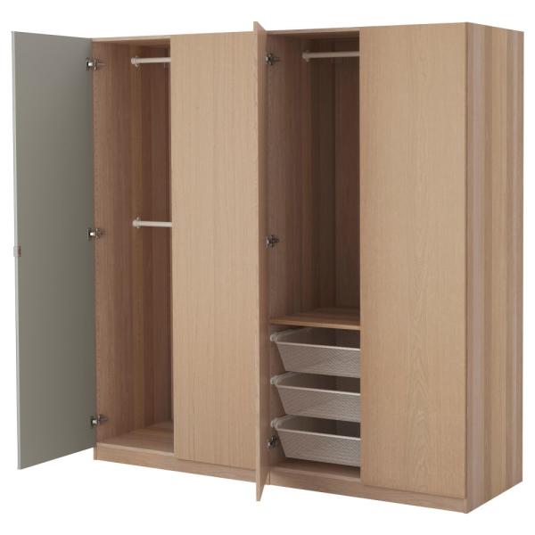 Moisture Resistant MDF Particle Board Wardrobe For Modular Bedroom Furniture