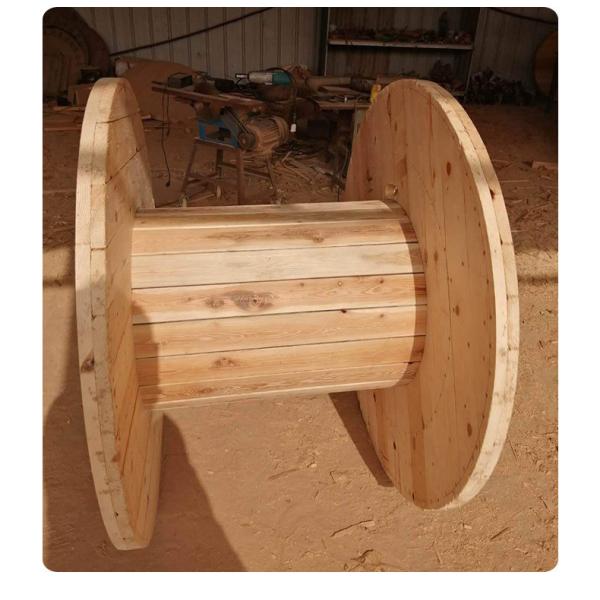 Buy Ispm15 Wooden Cable Drum Large Industrial Wooden Cable Reels at wholesale prices