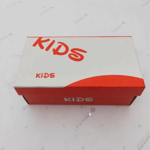 Customized Printed Logo Eco Friendly Corrugated Cardboard Folding Children's Shoe Box